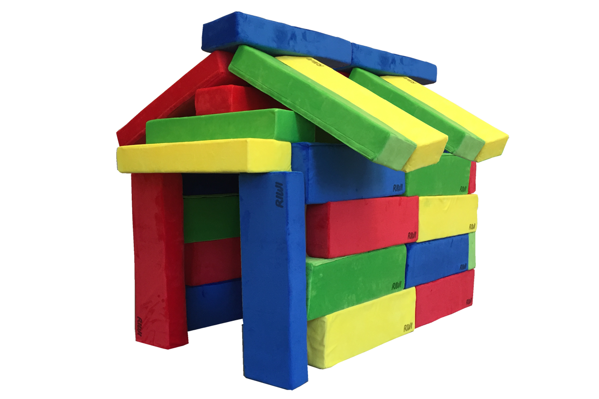 RIWI building blocks with velour covers